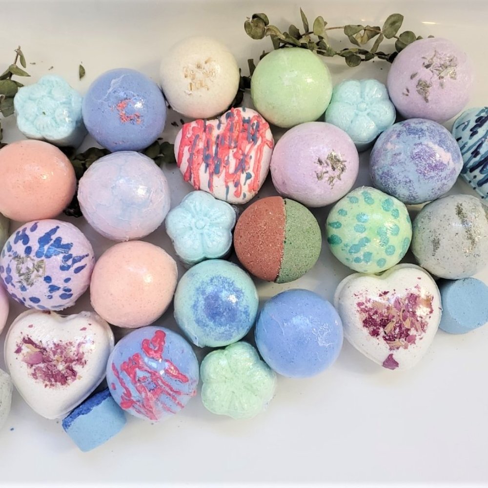 Bust The Box - 5lb Bath Bombs Mix | 2.25 Kg | Mystery Bulk Mix Lot | Fizz-A-Ball